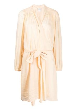Forte Forte waist-tied fitted robe - Neutrals