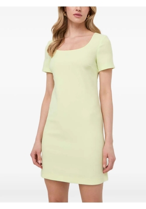 Patrizia Pepe cut-out short-sleeve mini dress - Yellow