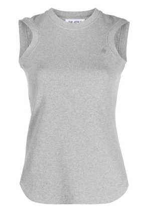 The Attico Reese ribbed tank top - Grey
