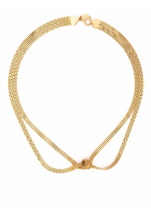 Wouters & Hendrix Serpentine long flat chain necklace - Gold