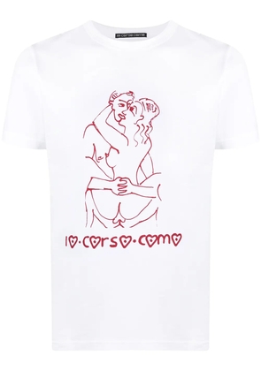 10 CORSO COMO graphic print short-sleeved T-shirt - White