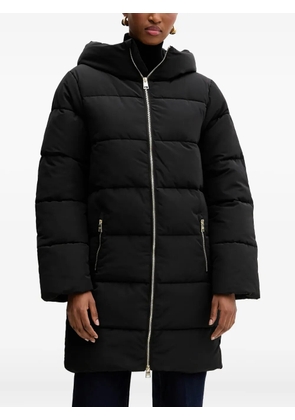 Silvian Heach hooded zip coat - Black