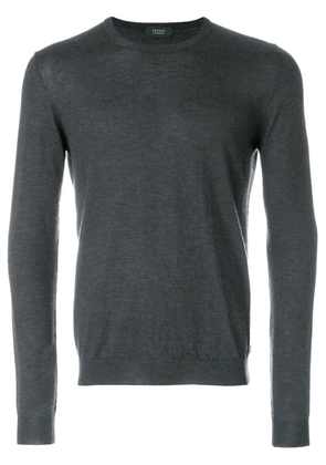 Zanone classic knitted sweater - Grey