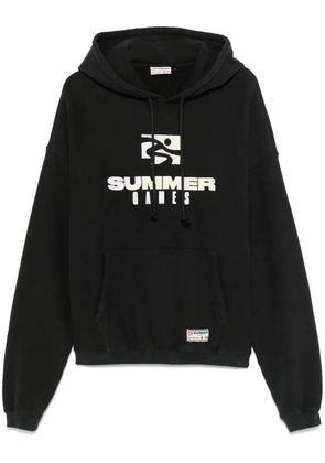 SUMMER GAMES logo-print hoodie - Black