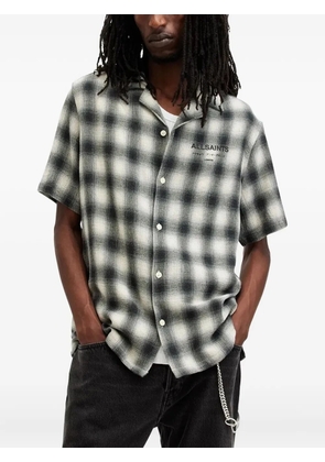 AllSaints checked shirt - White