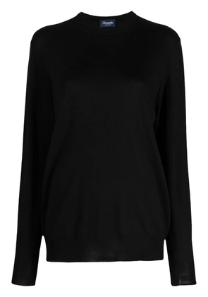 Drumohr crew neck long-sleeve jumper - Black