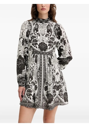 FARM Rio floral mini dress - White