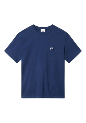 MARANT Hugo logo-patch T-shirt - Blue