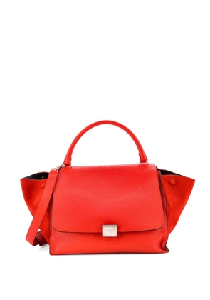 Celine Pre-Owned Trapeze Bag Leather Medium satchel - Red