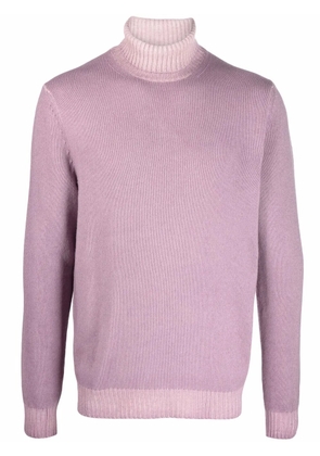 Malo roll-neck wool jumper - Pink