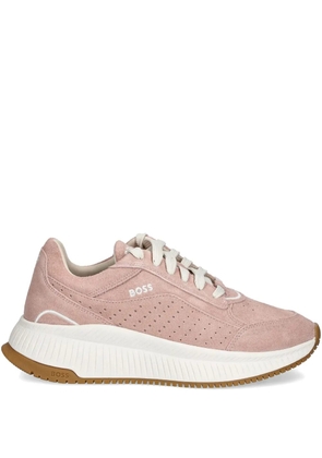 BOSS suede sneakers - Pink