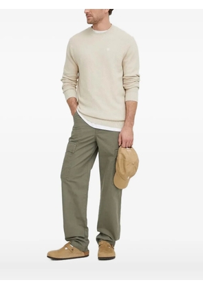 G-Star RAW textured crew-neck sweater - Neutrals
