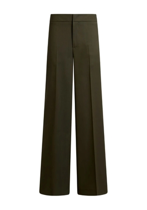 ETRO pressed-crease palazzo trousers - Green