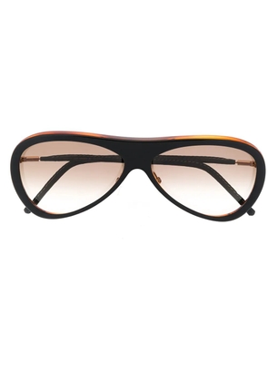 Cutler & Gross M1078 round sunglasses - Black