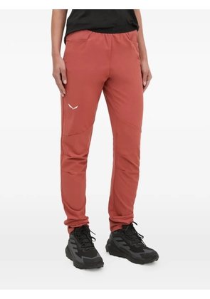 Salewa logo-detail performance trousers - Red