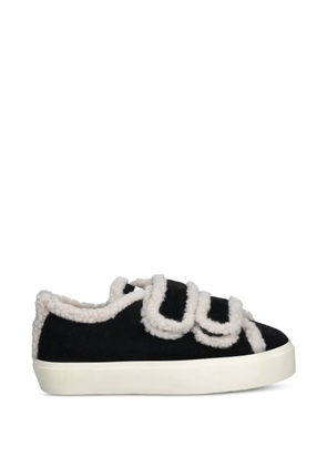 Inuikii shearling-trim sneakers - Black
