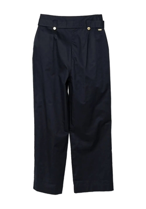 Barbour Elsie belted-pleated trousers - Blue