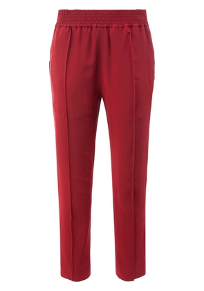 Haider Ackermann elastic waist cropped pants - Red