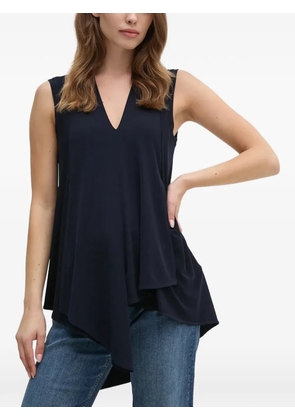 Joseph Ribkoff V-neck layered top - Blue