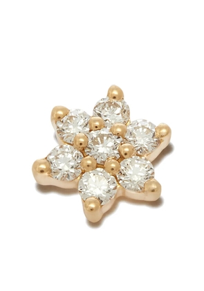 MARIA TASH 18kt yellow gold Flower diamond stud earring