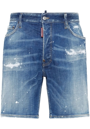 DSQUARED2 stretch-cotton denim shorts - Blue