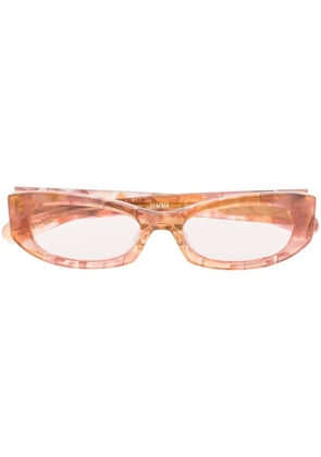 FLATLIST square-frame glasses - Pink