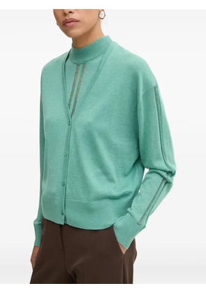 IRO buttoned v-neck cardigan - Green