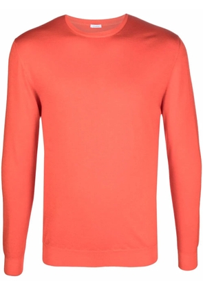 Malo crew-neck rib-trimmed jumper - Red