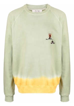 Federico Curradi logo tie-dye sweatshirt - Green
