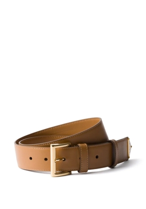 Prada leather belt - Brown