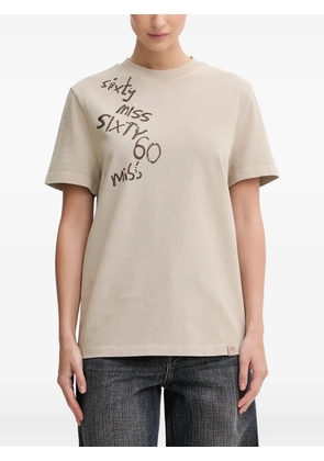 Miss Sixty embroidered t-shirt - Neutrals