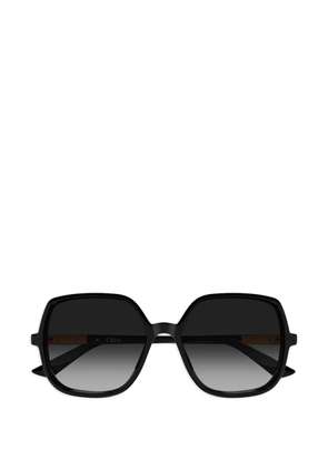 Chloé Eyewear oversized-frame sunglasses - Black