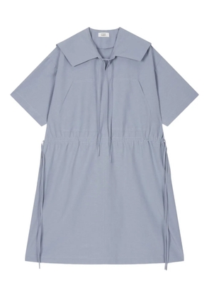 TOMBOY sailor-collar drawstring dress - Blue