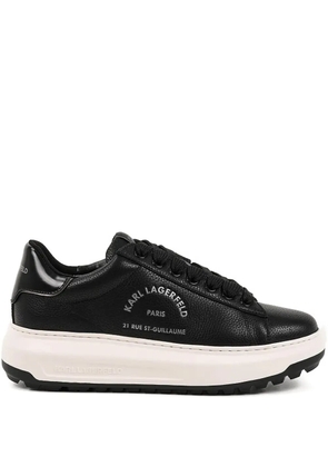 Karl Lagerfeld Kapri logo leather sneakers - Black