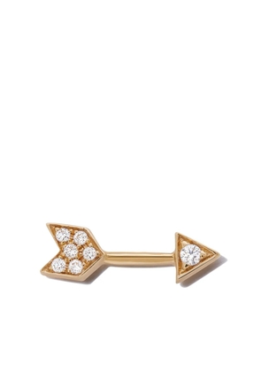 MARIA TASH 18kt yellow gold Arrow diamond stud earring