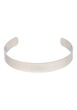 MM6 Maison Margiela polish-finish choker - Silver