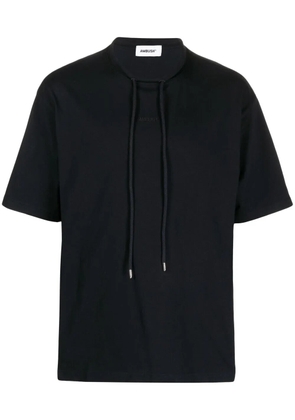 AMBUSH drawstring cotton T-shirt - Black