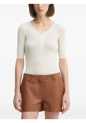 HERSKIND cotton shorts - Neutrals
