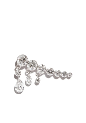 MARIA TASH 18kt white gold 18mm Crescendo diamond earring