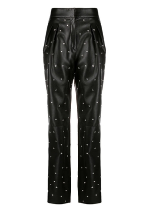 Philosophy Di Lorenzo Serafini embellished leather look trousers - Black