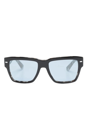 Dolce & Gabbana Eyewear logo-engraved square-frame sunglasses - Black