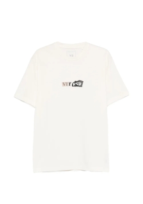 Y-3 graphic T-shirt - Neutrals