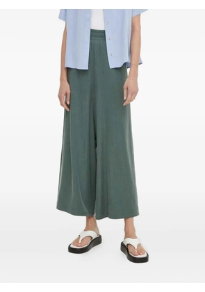 Drykorn elastic-waist wide-leg trousers - Green