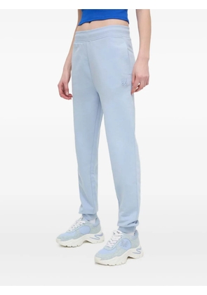 HUGO embroidered-logo track pants - Blue
