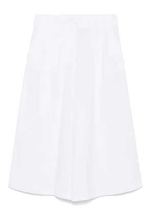 Merci slub-texture trousers - White