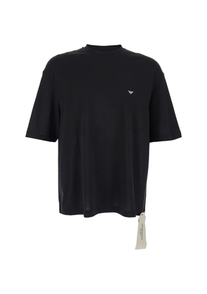 Emporio Armani logo-detail T-shirt - Black