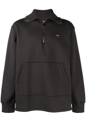 Wood Wood long-sleeve cotton sweatshirt - Grey