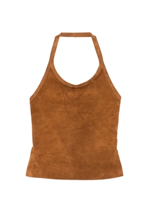 Stouls Cherry halterneck top - Brown