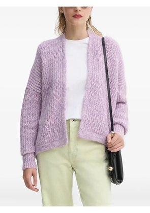 American Vintage textured ribbed cardigan - Purple