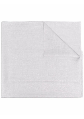 Brunello Cucinelli fringed-edge scarf - Grey